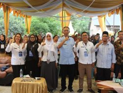 Warga Desa Pekan Gebang Langkat Mendapat Sosialisasi Penguatan Gizi dari DPR RI dan BGN