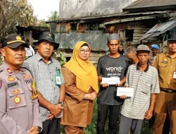 Peduli Korban Lakalantas, Polantas Samosir Sambangi Kevin Naibaho di Masa Pemulihan