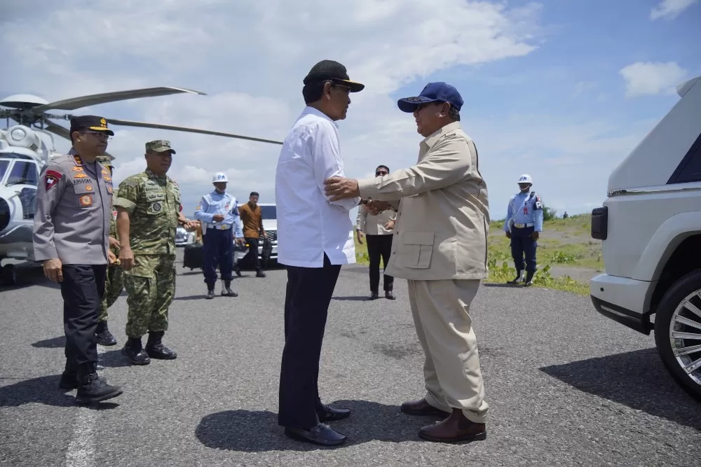 Presiden Prabowo Tiba