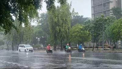 Sejumlah Wilayah Diguyur Hujan