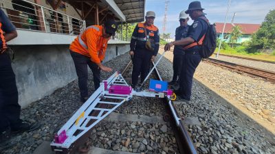 KAI Sumut Gunakan Teknologi TGT Deteksi Kondisi Rel hingga Detail per Satu Meter