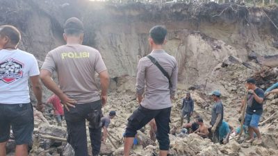 Pekerja Tambang Emas Ilegal Kapuas Tewas Lokasi Kejadian Dipasang Garis Polisi